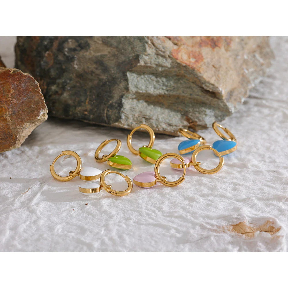 Heart Drop Earrings