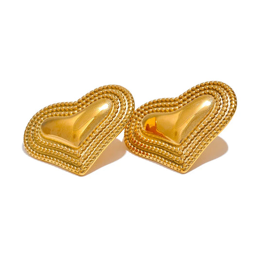Heart shaped earrings
