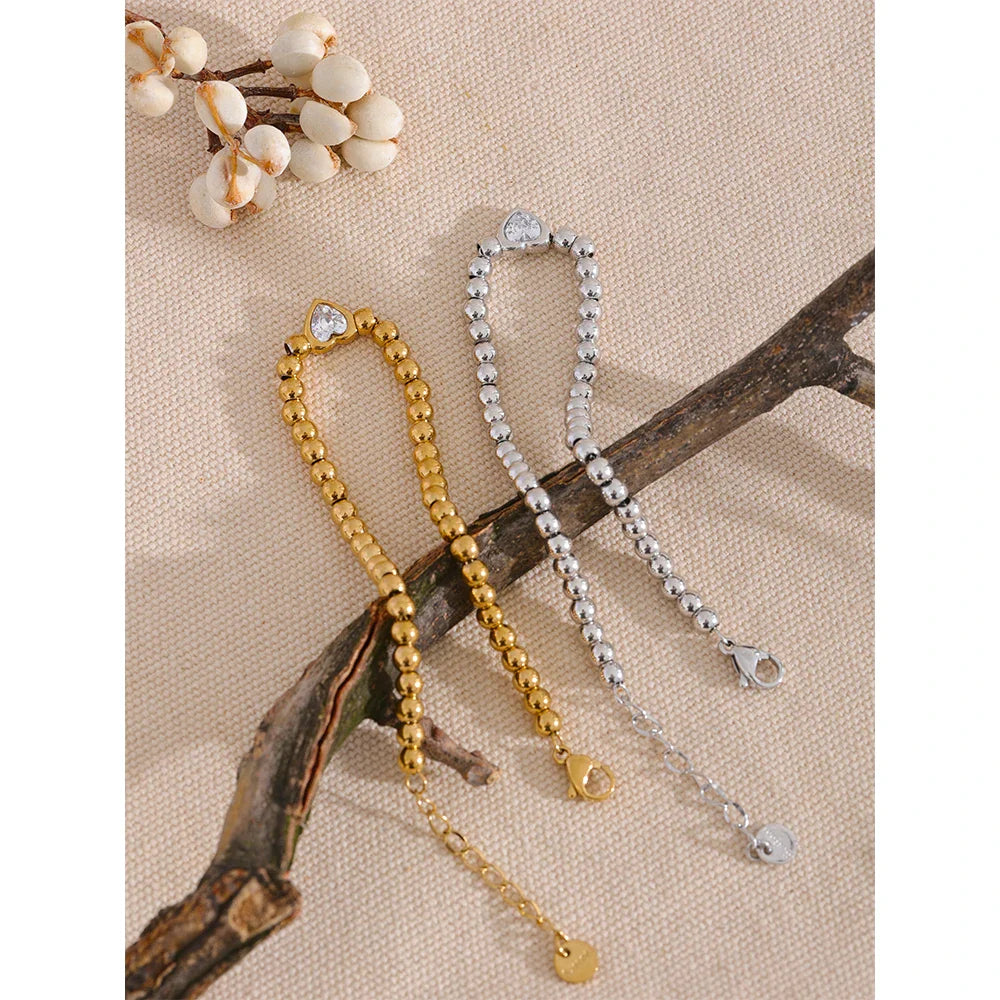 Gold Heart Bracelet