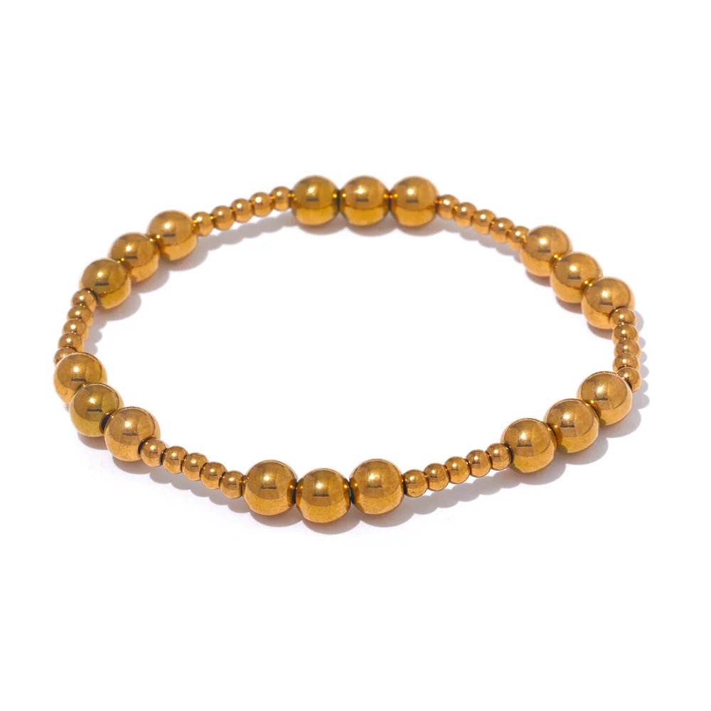Gold Bead Bracelet