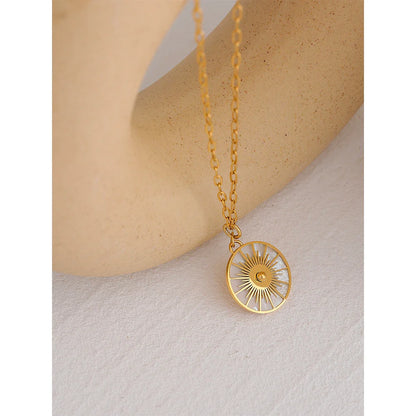 Gold Sun Necklace