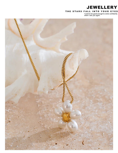 Gold Flower Pendant
