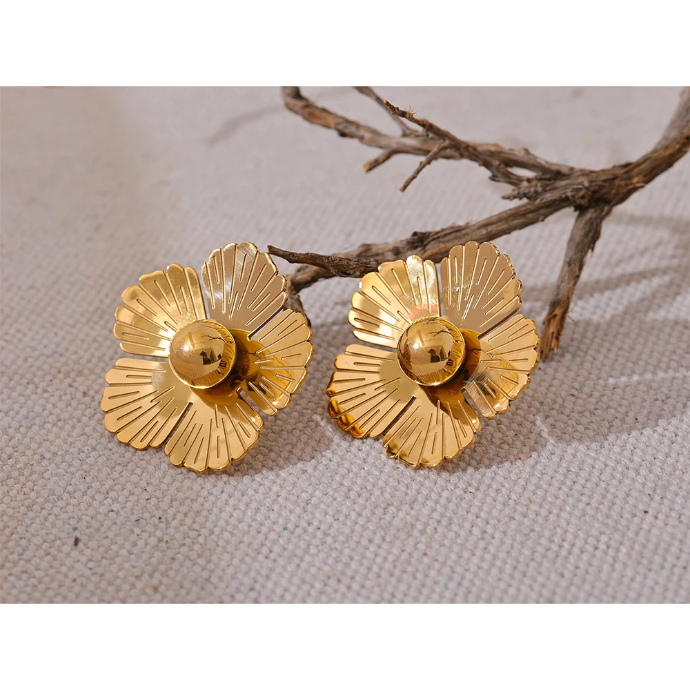 Flower Stud Earrings