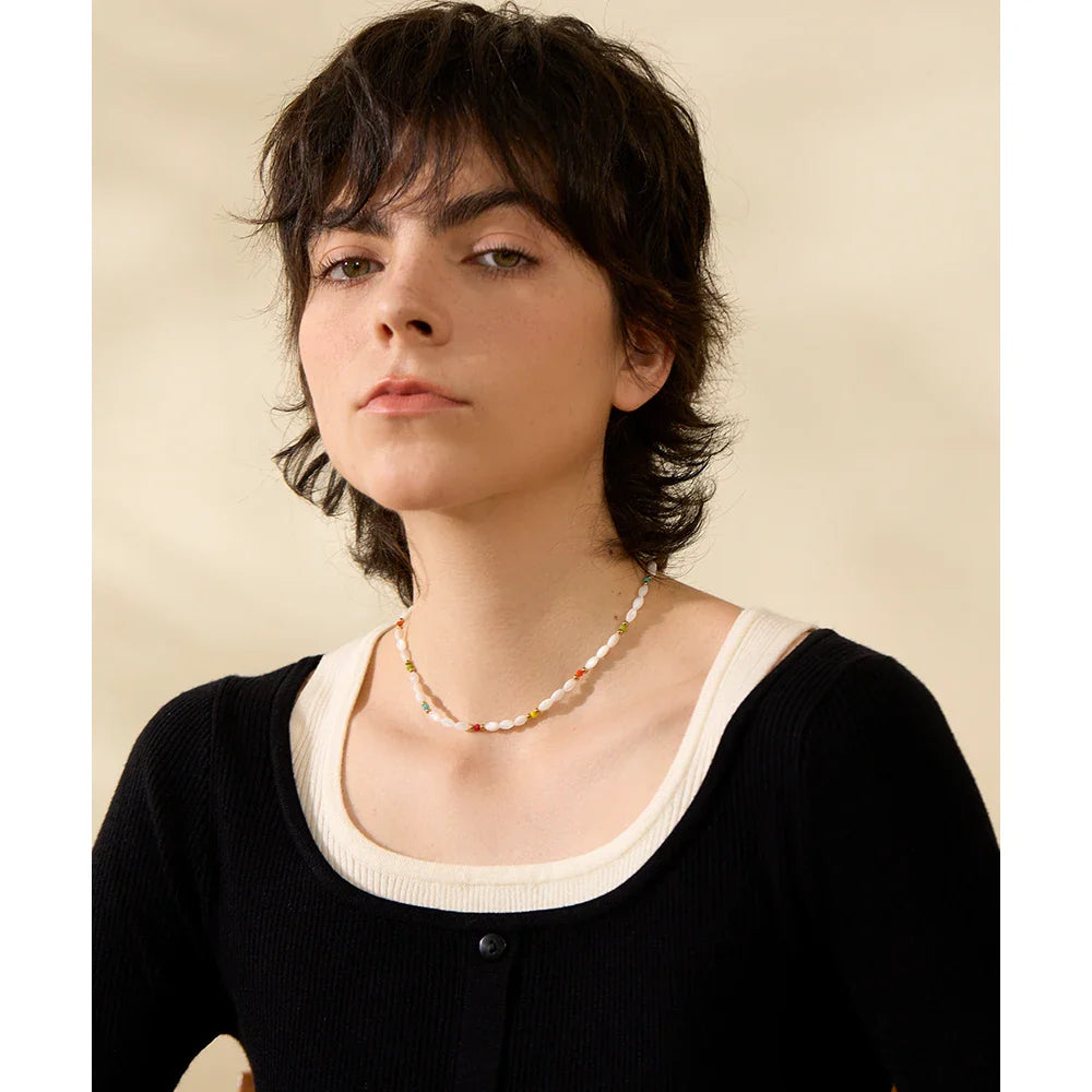 Beaded Choker Necklace