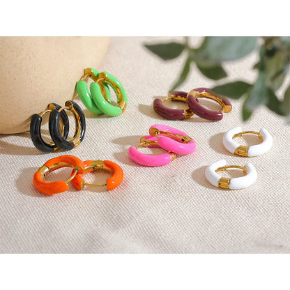 Chunky Hoop Earrings