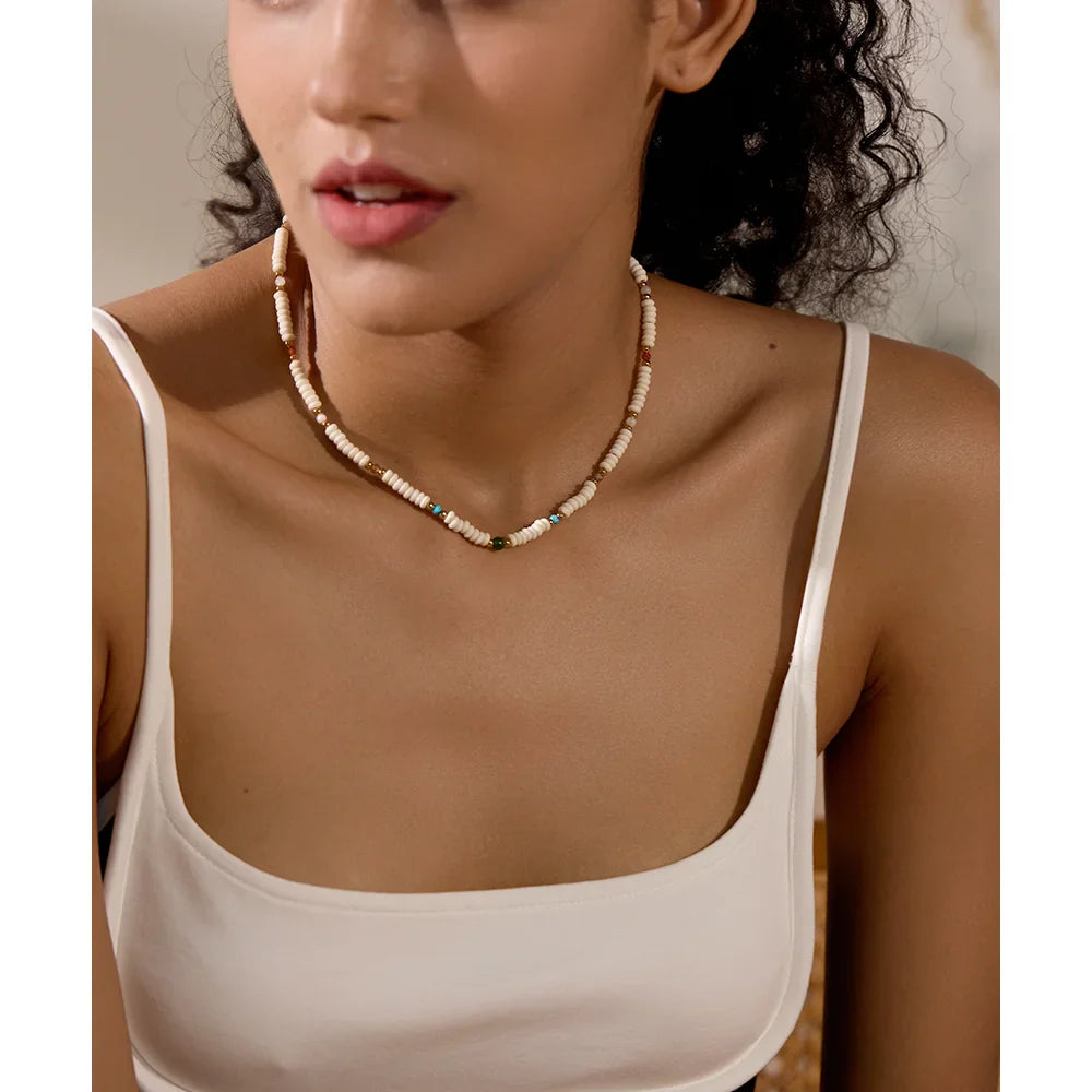 Shell Bead Necklace