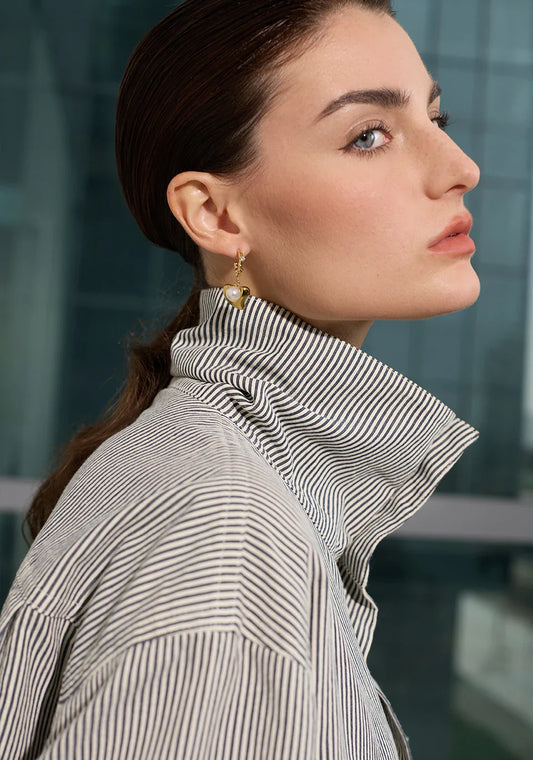 Heart Drop Earrings