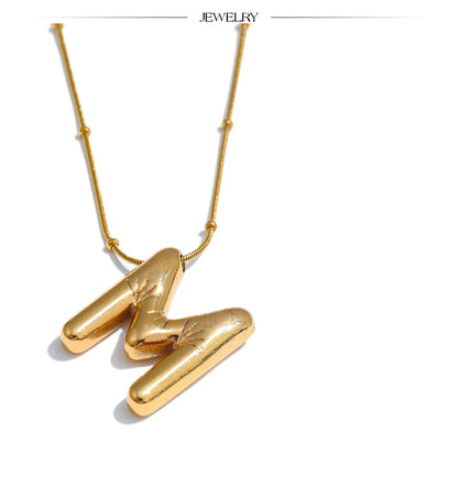 Gold Initial Pendant