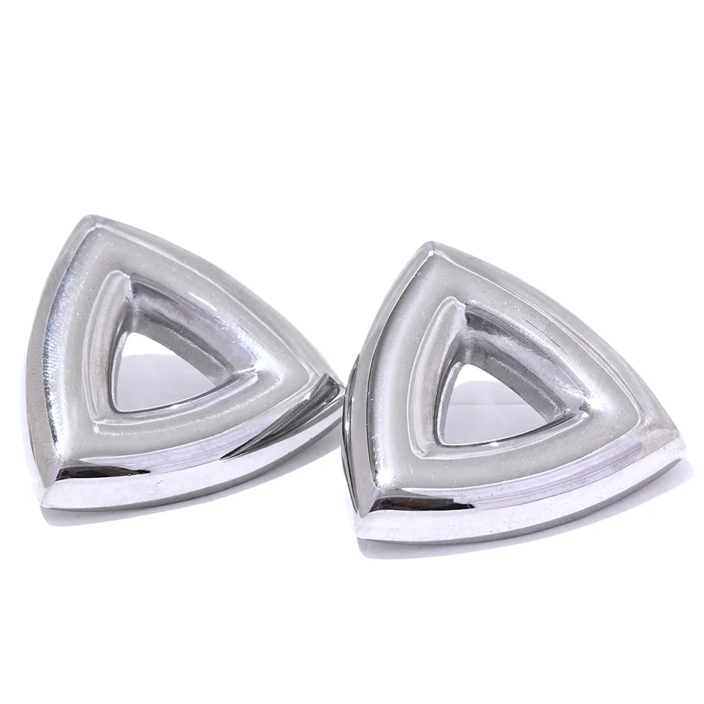 Triangle Hollow Stud Earrings