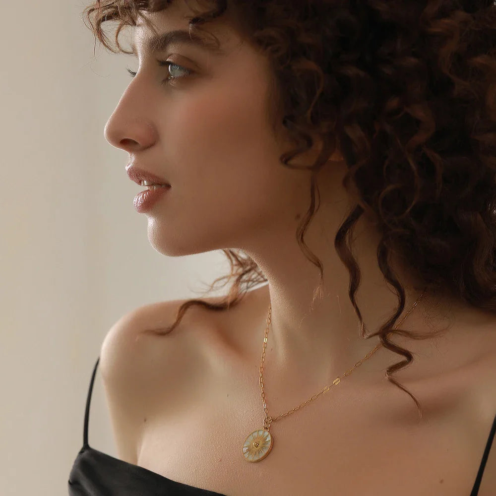 Gold Sun Necklace