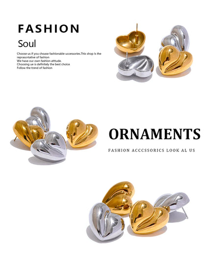 heart earrings