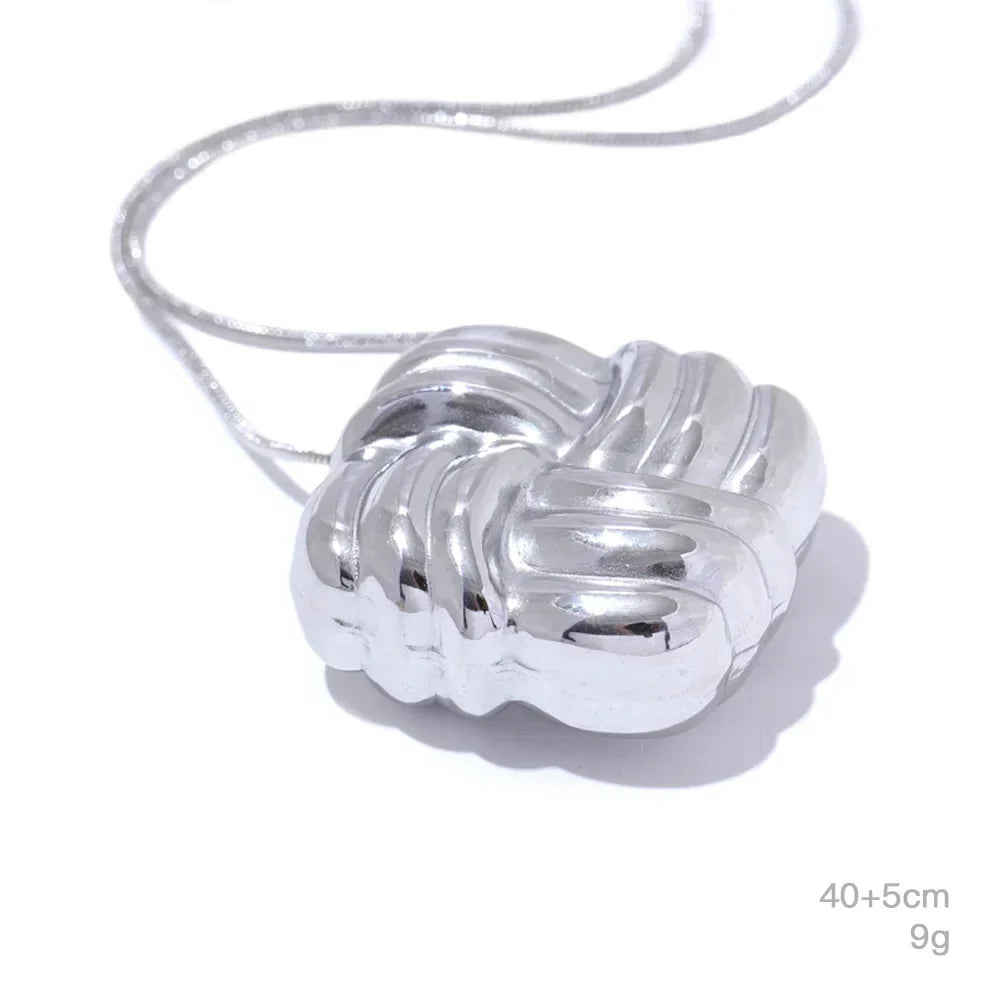Square Stripe Stud Earrings