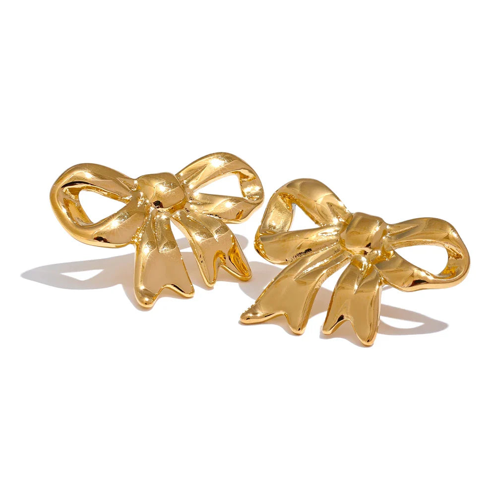 Bow Knot Stud Earrings