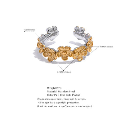 Flower engagement ring
