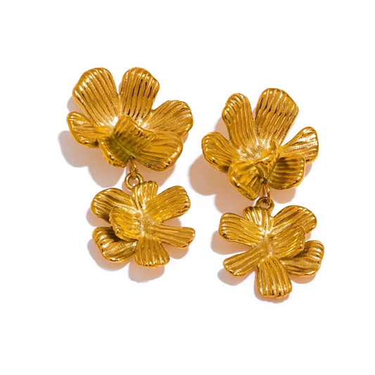 Flower Drop Earrings