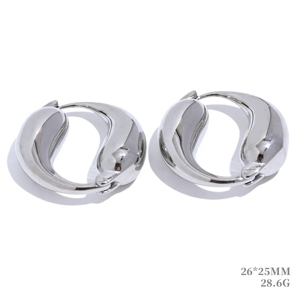 Water Drop Fashion Hollow Stud Earrings