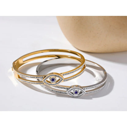 Silver Evil Eye Bracelet