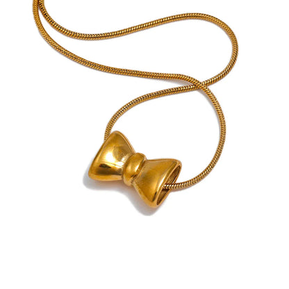 Bow Knot Pendant Necklace