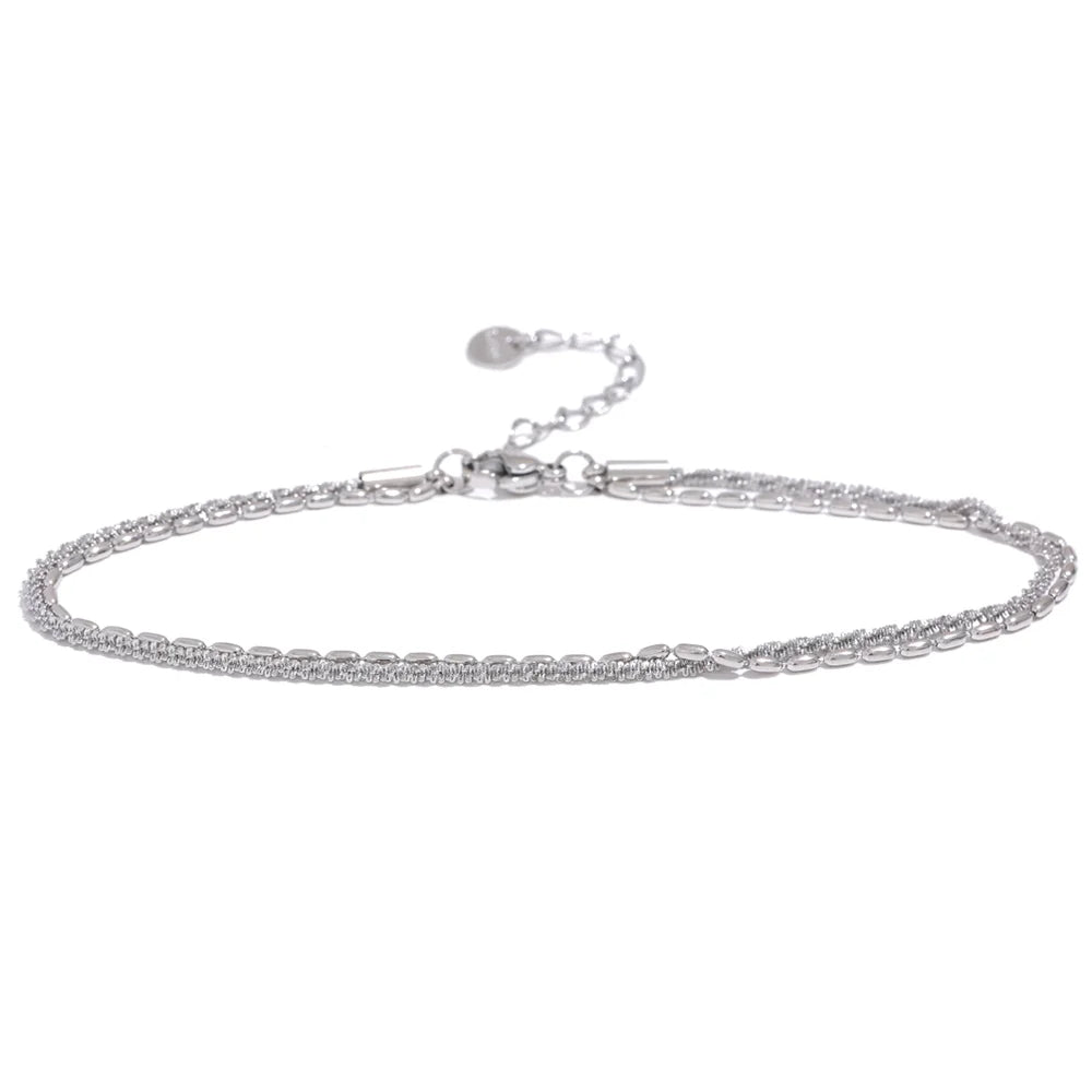 Double Layer Chain Anklet