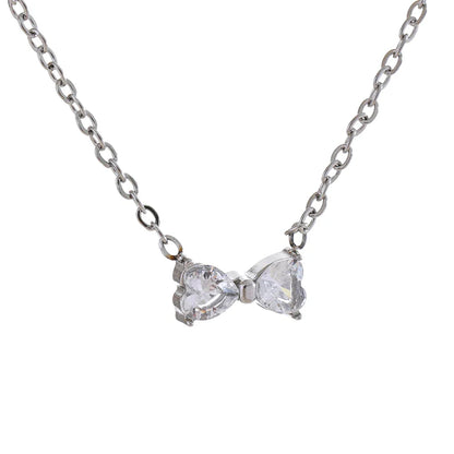 Gold Bow Necklace