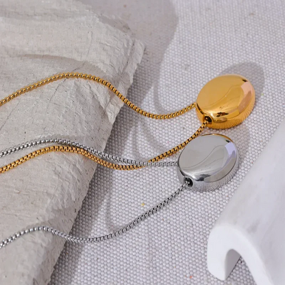 Minimalist Long Unisex Sweater Chain Necklace