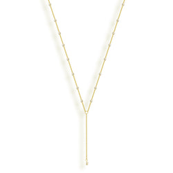 Sweet Pearl Lariat Necklace